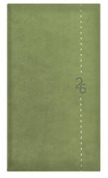 TopTimer Zsebnaptár, álló elrendezésű, TOPTIMER "Linea", zöld (CONKL035ZU)