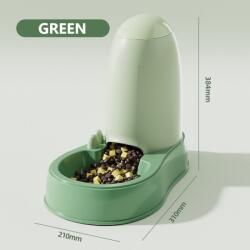 Nunbell Nasi Torony kisállat automata etető - 3, 8L - Zöld