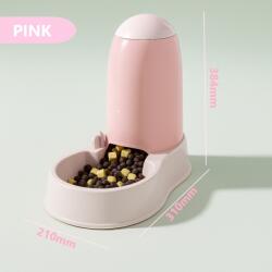 Nunbell Nasi Torony kisállat automata etető - 3, 8L - Rózsaszín