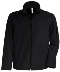 Kariban Férfi Softshell dzseki fekete L