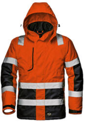 Sir Safety System System MATRIX jól láthatósági kabát narancs/fekete 4XL