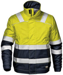 Sir Safety System System Supertech bélelt kabát sárga/kék S
