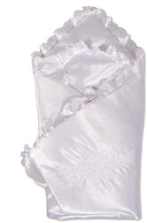 New Baby Szatén pólya csipkével New Baby