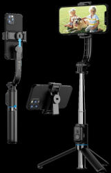 DEVIA Tripod Stand Multifunkciós Wireless Selfi Bot - Fekete