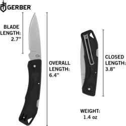 Gerber LST ultra zsebkés fekete 1074494