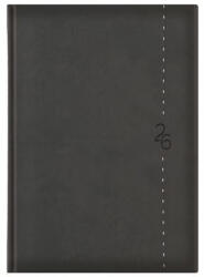 TopTimer Naptár, tervező, B5, heti, TOPTIMER "Linea", sötétszürke (26T011L-008)