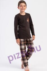 Vienetta Hosszúnadrágos fiú flanel pizsama (KPI1175 9-10 éves)