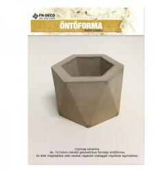 CreativCompany Öntőforma, összecsukható - Kaspó, geometrikus, hatszögletű