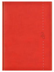 TopTimer Naptár, tervező, B5, heti, TOPTIMER "Linea", piros (26T011L-002)