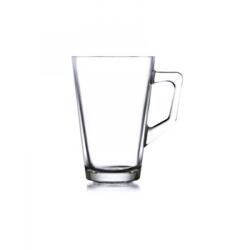 Viejo Valle Set 6x Cana din sticla cu pentru bauturi calde sau reci, 240 ml (HE240) Pahar