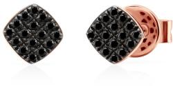 SAVICKI Cercei SAVICKI: aur roz, diamante negre - savicki - 3 481,00 RON