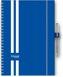 Dayliner Határidőnapló InSpiral A5 heti, fehér lapokkal GT kék-fehér Dayliner 2026 (DL6AG-ISFA5HE-GTKF) - iroda-ellatas