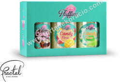 Fluffini Ízesített Vattacukor Alapanyag - Hármas csomag (Cola, Mangó Alma) 3*150 g