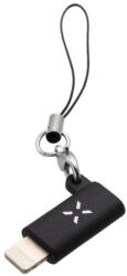 FIXED microUSB / Lightning adat és töltő adapter fekete FIXED (FIXA-ML-BK)
