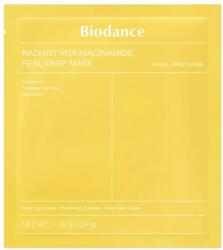 Biodance - Radiant Vita Niacinamide Real Deep Mask - Hidrogél maszk - 1db