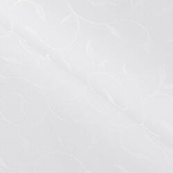 Goldea luxus teflon szövet terítőknek - fehér nagy ornamentekkel ékesített 160 cm