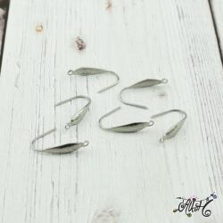  Orvosi fém hosszúkás fülbevaló akasztó (1 pár)