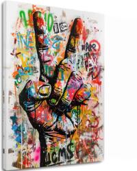  Kép PEACE HAND | Olasz vászon - kephaz - 26 500 Ft