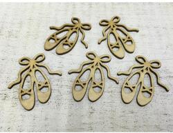  Natúr fa - Balerina cipő 5db/csomag - kosarbolt