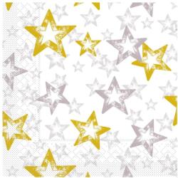 Mank Karácsonyi dekorszalvéta 3 rétegű papír "Allison" 40x40 cm 100 lap/csomag