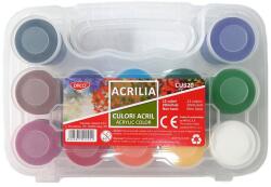 DACO Culori acril 12 culori, 20 ml/recipient, Acrilia Daco (CU320)