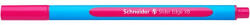 Schneider Pix SCHNEIDER Slider Edge XB, rubber grip, varf 1.4mm - scriere roz (S-152209) - siscom-papetarie