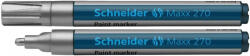 Schneider Marker cu vopsea SCHNEIDER Maxx 270, varf rotund 1-3mm - argintiu (S-127054) - siscom-papetarie