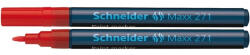 Schneider Marker cu vopsea SCHNEIDER Maxx 271, varf rotund 1-2mm - rosu (S-127102) - siscom-papetarie