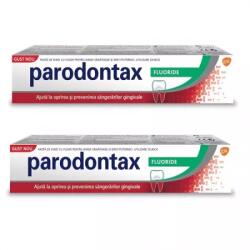 Parodontax Pachet Pasta de dinti Fluoride 1 + 50% reducere la al doilea produs, 2 x 75 capsule, Parodontax