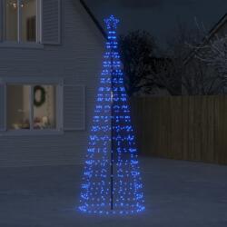 vidaXL LED коледна елха с шипове 570 LED синя 300 см (358107)