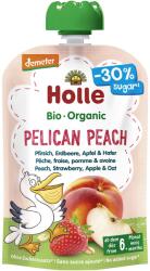 Holle Piure din piersici, capsuni, mere si ovaz, pentru copii +6 luni, fara gluten bio 100g