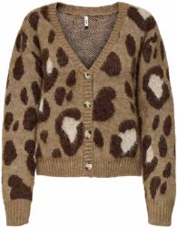 ONLY Jachetă Onledelie Life Ls Jq V-Neck Knt 15353090 18-1020 TCX cocoa créme (15353090 18-1020 TCX cocoa créme)