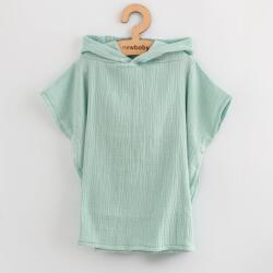 NEW BABY Poncho din muselină pentru copii New Baby Feeling mint 50 cm, mărime S