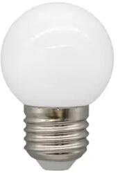 Well Set 10 becuri LED pentru ghirlanda luminoasa, G45, 3W, culoare alb, E27 (LEDLWE-10G453E27-WL)