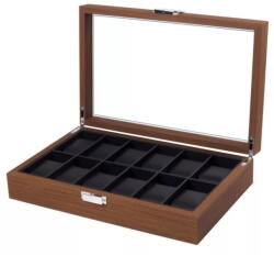  986 Edelwolle Barna fa óratartó 12db órának