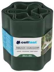 Cellfast Ágyásszegély 20cm x 9m sötétzöld (30-023) - varingshop
