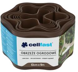 Cellfast Ágyásszegély 10cm x 9m barna (30-011) - varingshop