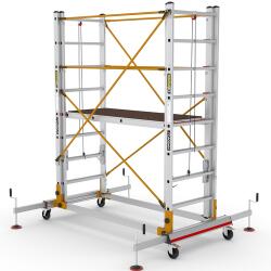 CAGSAN Telesafe XL Alap 2x8 fokos kétrészes állvány - (Munkamagasság: 4, 7m) (S004_XL_FP)