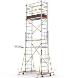CAGSAN TELESAFE XLN Félprofi 2x11 fokos kétrészes állvány - (Munkamagasság: 6, 4m) (S006_XLN)