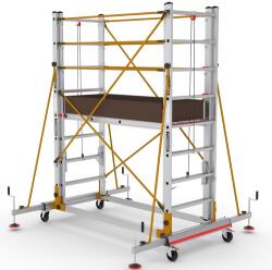 CAGSAN TELESAFE XLN Félprofi 2x8 fokos kétrészes állvány - (Munkamagasság: 4, 7m) (S004_XLN)