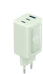 Havit Incarcator priza HAVIT UC260 EU, 1 USB-A, 2 USB-C, 65W, Verde (6939119036355)