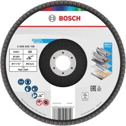 Bosch X451 Lamellás tárcsa, 180 × 22, 23 mm, G80, T29 2608626158 (2608626158)