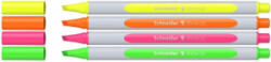 Schneider Szövegkiemelő toll készlet, 1-4 mm, 'Shine-Up', 4 különböző szín (TSCSHUV4) (TSCSHUV4)
