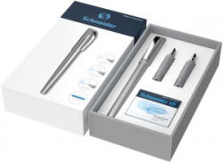 Schneider Töltőtoll ajándékszett, 1, 1 mm, ajándék 1, 5 és 1, 8 mm-es tollheggyel, 'Callissima', antracitszürke (TSCCALASZ) (TSCCALASZ)