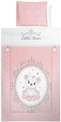Lorelli Little Bear Pink - 4 részes ágynemű garnitúra 20800025902