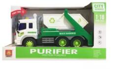 Global Express Szelektív konténeresautó fény- és hanghatásokkal, 1: 16 (WY320B) - jateknet