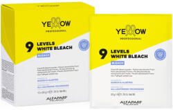 Yellow Professional Bleach 9 Levels White Bleach Powder 12 x 50 g