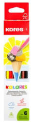 Kores Színes ceruza készlet, háromszögletű, 'Triangular', 6 különböző szín (IK100306) (IK100306)