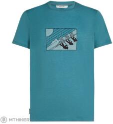 icebreaker Merino 150 Tech Lite SS Wild Pack póló, topaz (XL)