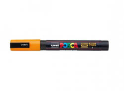 uni Dekormarker, 0, 9-1, 3 mm, 'Posca PC-3M', ragyogó sárga (TUPC3MRS) (TUPC3MRS)